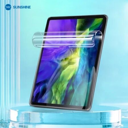 Lot de 10 films \ hydrogel\  Sunshine SS-057P pour tablette,console, smartphone, watch...