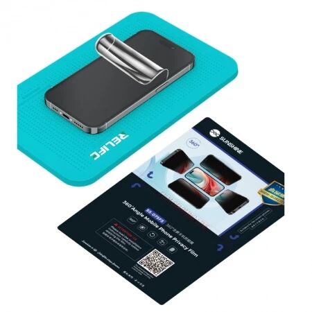 Lot de 10 films \ hydrogel\  TPU MATE et anti-espion SUNSHINE SS-075FS pour smartphones