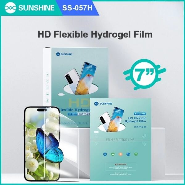Lot de 20 films \ hydrogel\  Sunshine SS-057H HD �cran incurv�