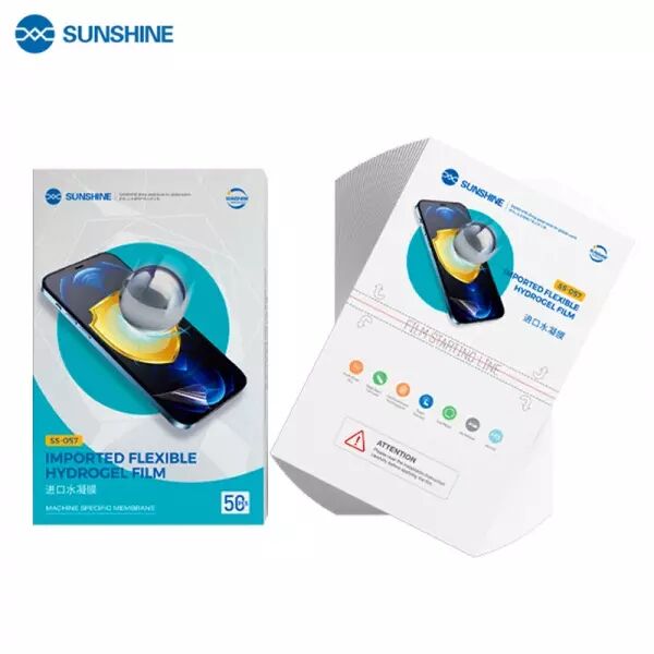 Lot de 20 films de protection \ hydrogel\  SUNSHINE SS-057 pour smartphones