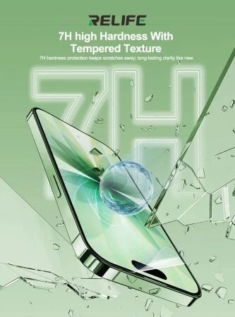 Lot de 25 films \ hydrogel\  haute transparence RELIFE GF-7HA HD pour machine Sunshine C4 Pro / C4 Pro Max
