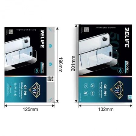 Lot de 25 films \ hydrogel\  haute transparence RELIFE GF-9H HD 9H pour machine Sunshine C4 Pro / C4 Pro Max