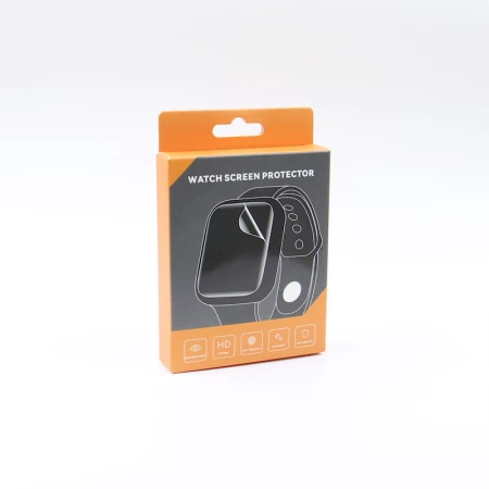 Lot de 3 films verre tremp&eacute; pour Apple Watch 44 mm avec moule de pose