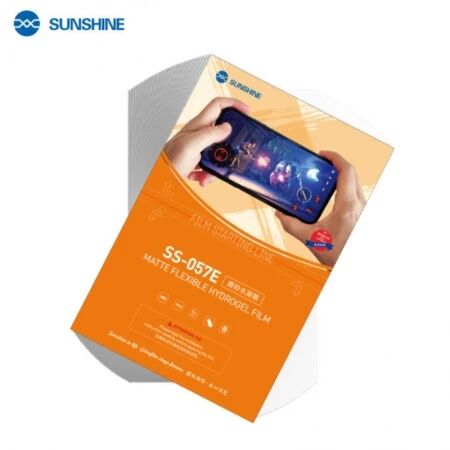 Lot de 50 films \ hydrogel\  anti-traces SS-057E SUNSHINE 057E pour smartphones