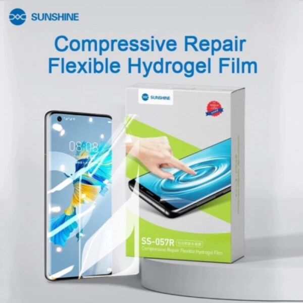 Lot de 50 films \ hydrogel\  TPU HD et Auto-r�g�n�rant SUNSHINE SS-057R pour smartphones