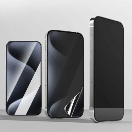 Lot de 50 films \ hydrogel\  TPU HD et effet priv&eacute; clair 360&deg; SUNSHINE SS-057NS smartphones