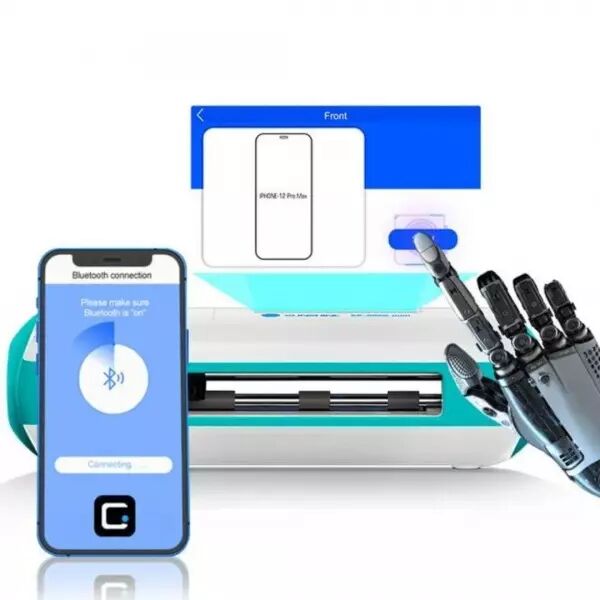 Machine de d�coupe de films de protection \ hydrogel\  en Wifi SUNSHINE SS-890C Mini pour smartphones, montres et tablettes