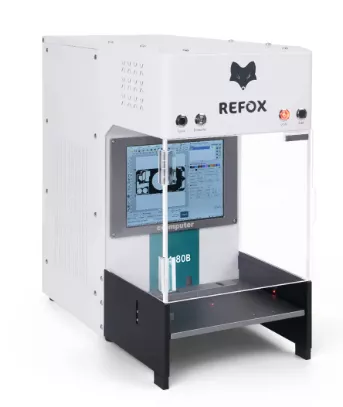 Machine de marquage laser à fibre multifonctionnelle REFOX LM-80B