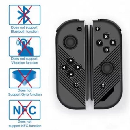 Manettes Joy-Con avec boutons pour Nintendo Switch DOBE TNS-19185 (Boite/blister) cristal