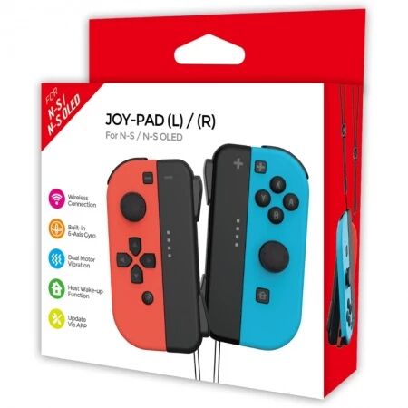 Manettes Joy-Con gauche/droite Animal Crossing pour Nintendo Switch DOBE TNS-1864X (Boite/blister) bleu/vert