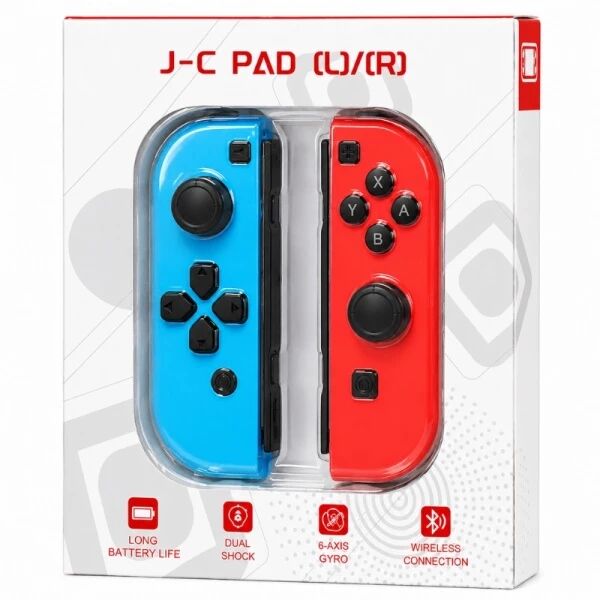 Manettes Joy-Con gauche/droite Animal Crossing pour Nintendo Switch DOBE TNS-1864X bleu/vert