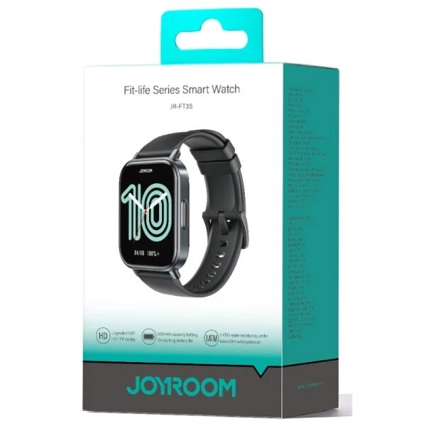 Montre Connect�e, smartwatch JOYROOM JR-FT3S Fit-Life Series � Appels Bluetooth & Suivi Vitalit� gris sid�ral