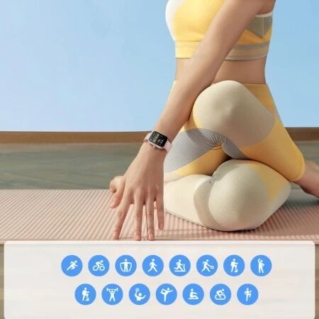 Montre Connectée, smartwatch JOYROOM JR-FT5 Plus Fit-Life Series  Appels Bluetooth & Suivi Vitalité or rose