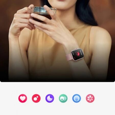 Montre Connectée, smartwatch JOYROOM JR-FT5 Plus Fit-Life Series  Appels Bluetooth & Suivi Vitalité or rose