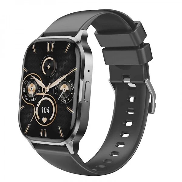 Montre connect&eacute;e avec &eacute;cran AMOLED et fonctions sport XO J10 noire
