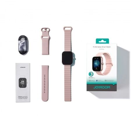 Montre Connectée JOYROOM JR-FT5 Plus Fit-Life Series  Appels Bluetooth & Suivi Vitalité or rose