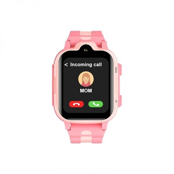 Montre connect&eacute;e pour enfant Forever avec cam&eacute;ra et fonctions GPS KW-225 rose