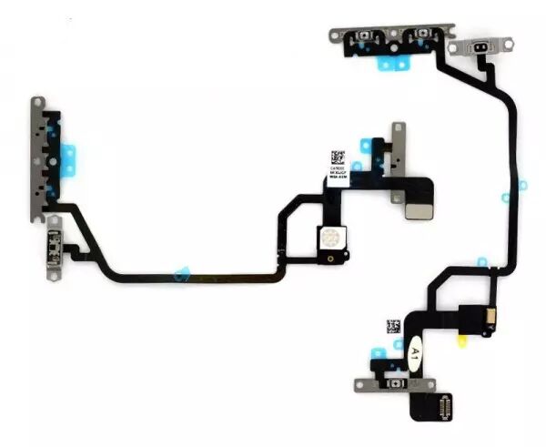 Nappe flex allumage on/off, volume, micro et flash pour Iphone XR