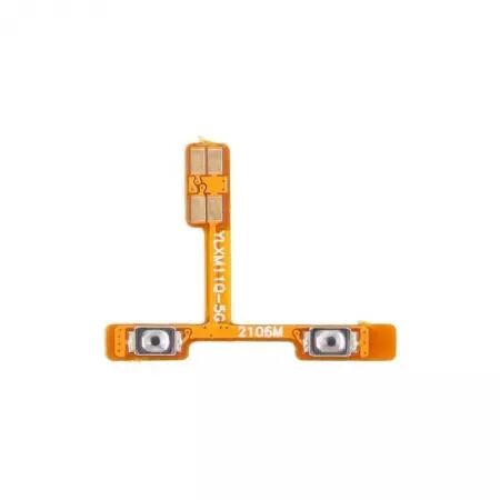 Nappe flex allumage on/off et empreinte pour Xiaomi Mi 11 Lite bleu