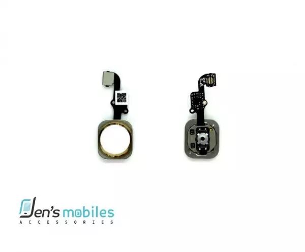 Nappe flex bouton home avec plastique pour Iphone 6/6G/Iphone 6 plus or