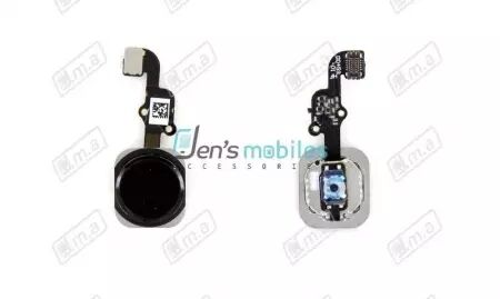Nappe flex bouton home avec plastique pour Iphone 6S/6S plus noir