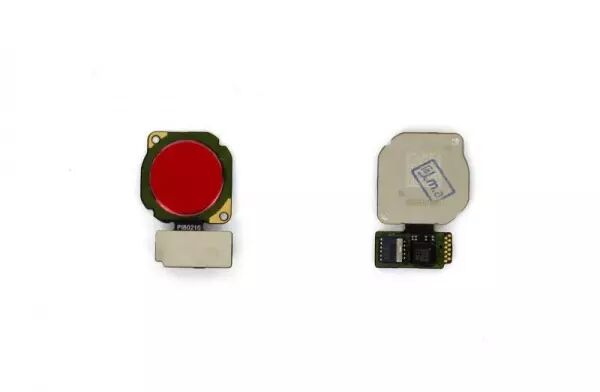 Nappe flex bouton home pour Huawei HONOR 8X rouge