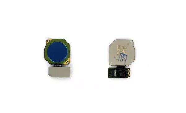 Nappe flex bouton home pour Huawei HONOR Play bleu