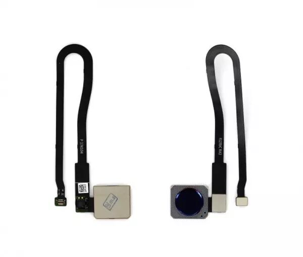 Nappe flex bouton home pour HUAWEI Mate 10 Pro bleu
