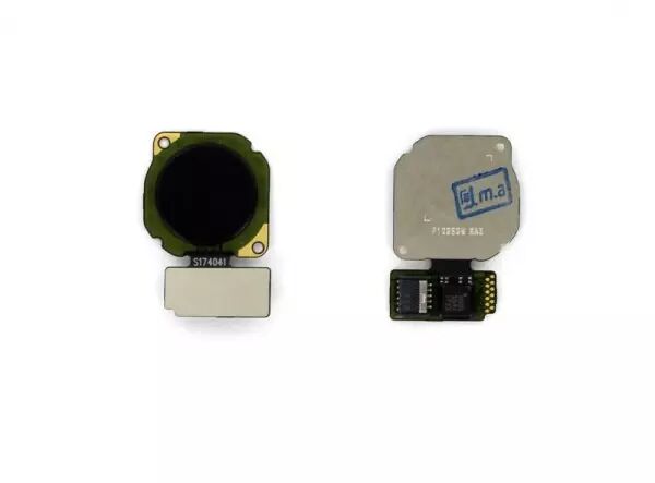 Nappe flex bouton home pour HUAWEI P Smart 2019 noir