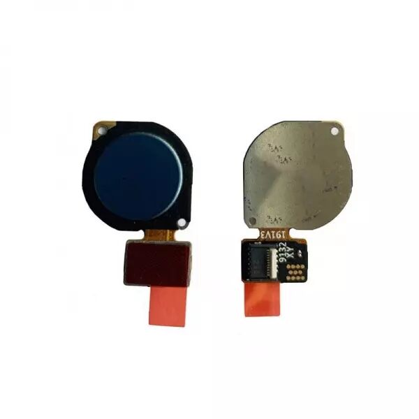 Nappe flex bouton home pour HUAWEI P Smart 2020 bleu