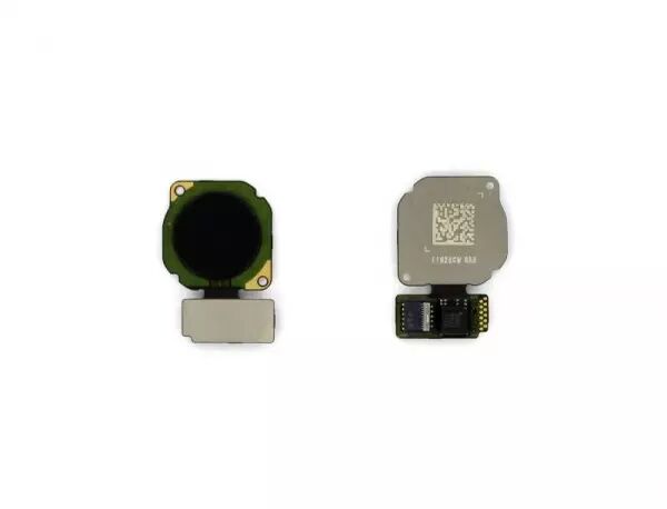 Nappe flex bouton home pour HUAWEI P Smart noir