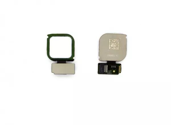 Nappe flex bouton home pour HUAWEI P10 Lite blanc