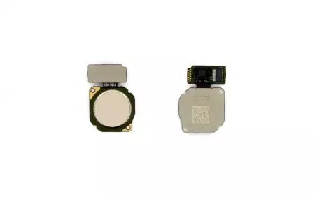 Nappe flex bouton home pour HUAWEI P8 Lite 2017 or