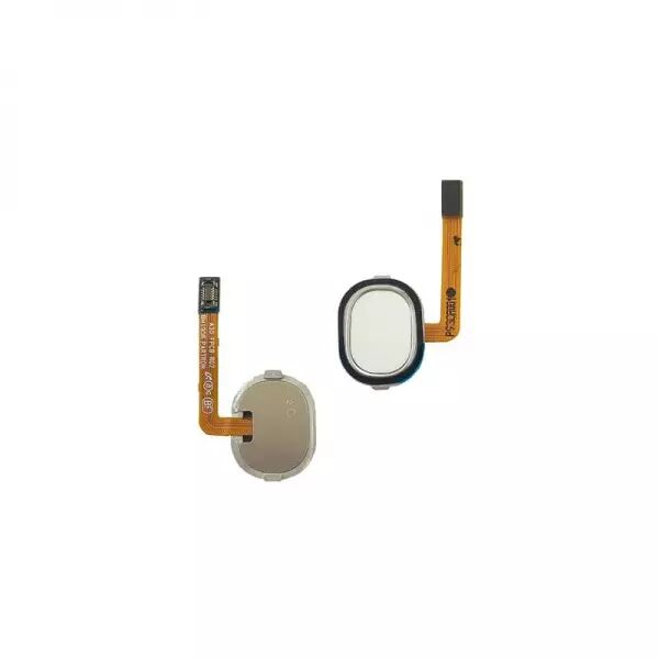 Nappe flex bouton home pour SAMSUNG A205 Galaxy A20 blanc