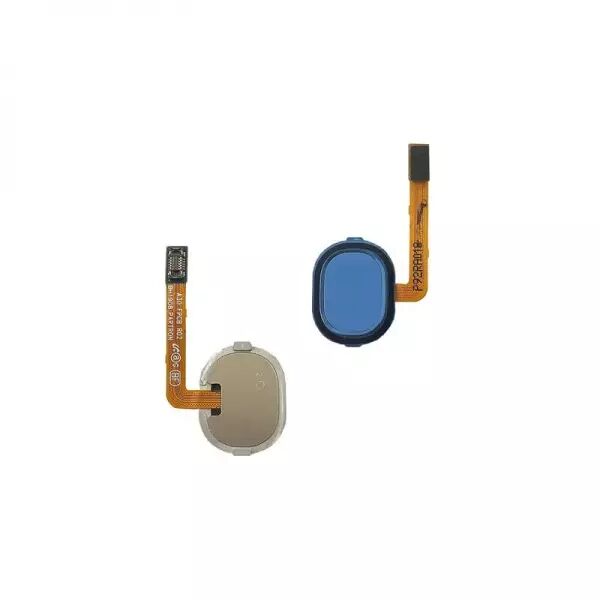 Nappe flex bouton home pour SAMSUNG A205 Galaxy A20 bleu