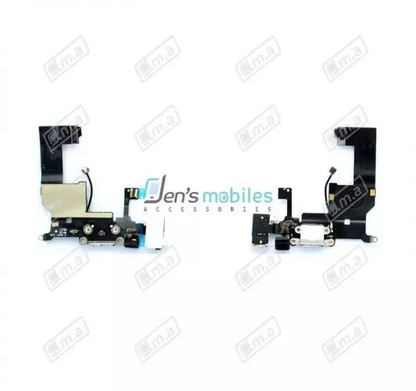 Nappe flex connecteur de charge et jack pour Iphone 5/5G blanc