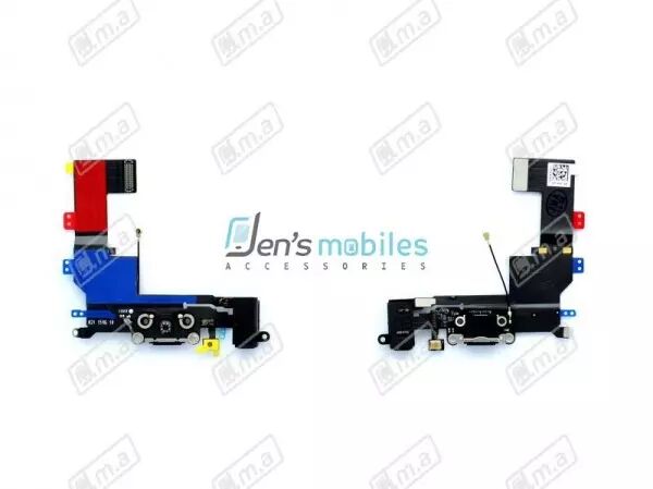 Nappe flex connecteur de charge et jack pour Iphone 5S noir