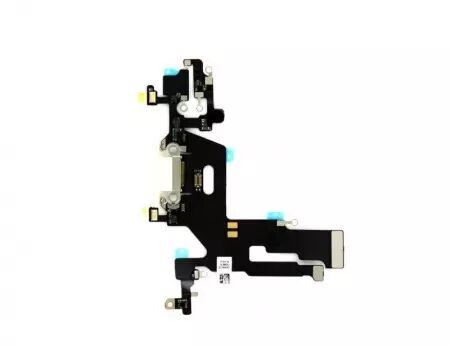 Nappe flex connecteur de charge pour Iphone 11 blanc