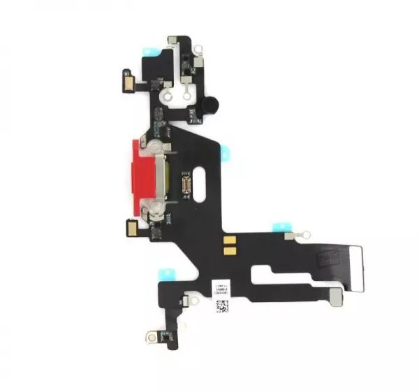 Nappe flex connecteur de charge pour Iphone 11 rouge