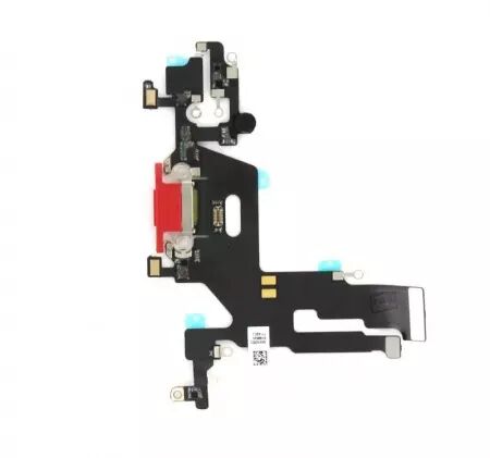 Nappe flex connecteur de charge pour Iphone 11 rouge