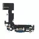 Nappe flex connecteur de charge pour Iphone 13 bleu