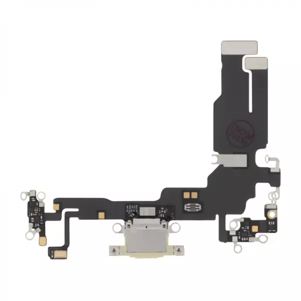 Nappe flex connecteur de charge pour Iphone 15 ORIGINAL RECONDITIONN� jaune