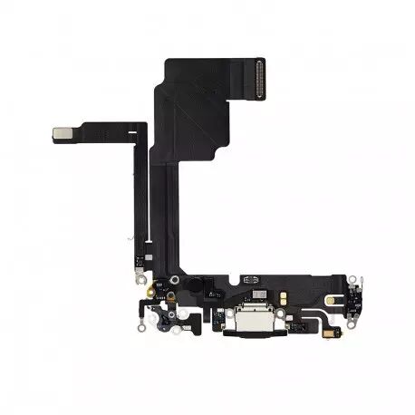 Nappe flex connecteur de charge pour Iphone 15 Pro titane noir