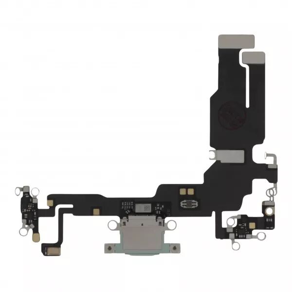 Nappe flex connecteur de charge pour Iphone 15 vert