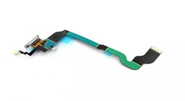 Nappe flex connecteur de charge pour Iphone X blanc