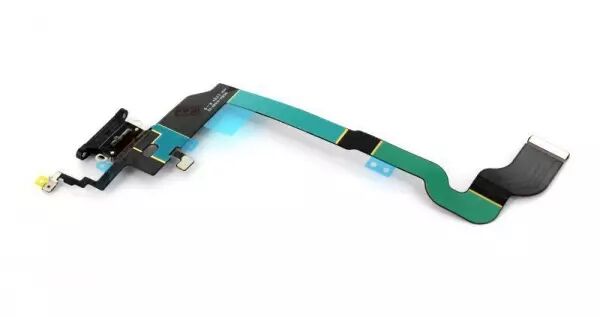 Nappe flex connecteur de charge pour Iphone X noir