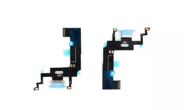 Nappe flex connecteur de charge pour Iphone XR bleu
