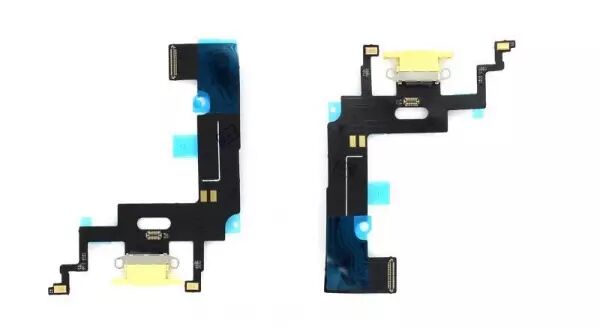 Nappe flex connecteur de charge pour Iphone XR jaune