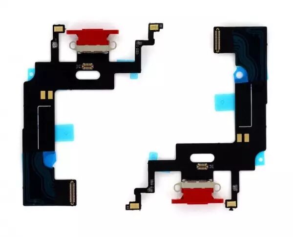 Nappe flex connecteur de charge pour Iphone XR rouge