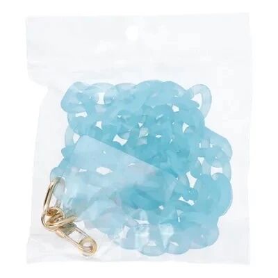 PANAMA LONG Phone lanyard, Phone pendant / cord length 80cm (40cm in the loop) / on neck - blue